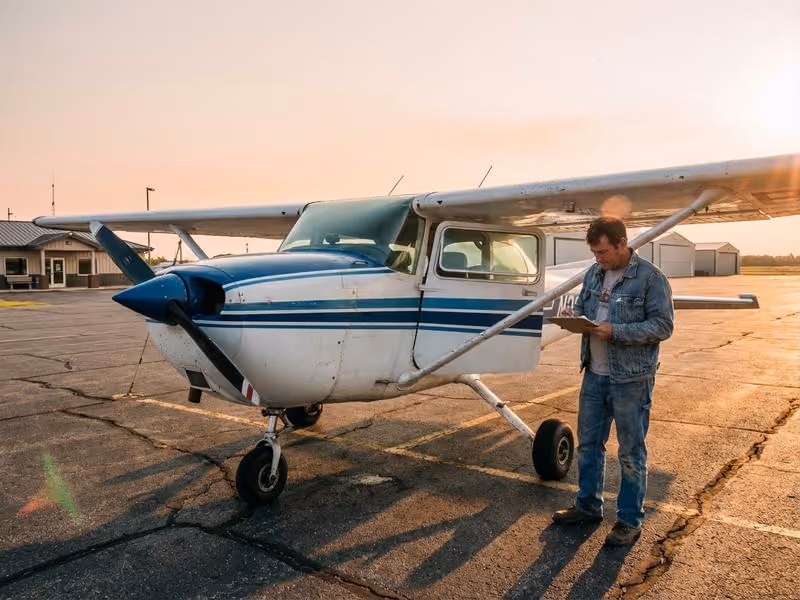 CFI flying a Cessna 172 - Non-Owned Aircraft Insurance for Flight Instructors