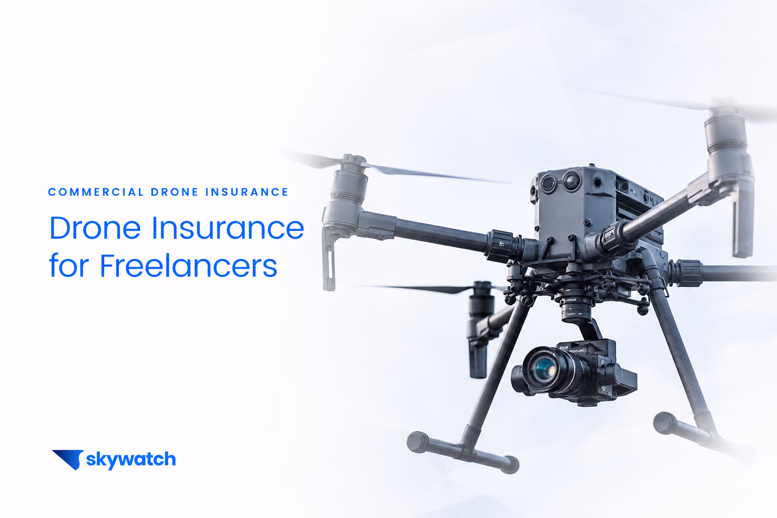 Drone insurance for freelancers with SkyWatch logo