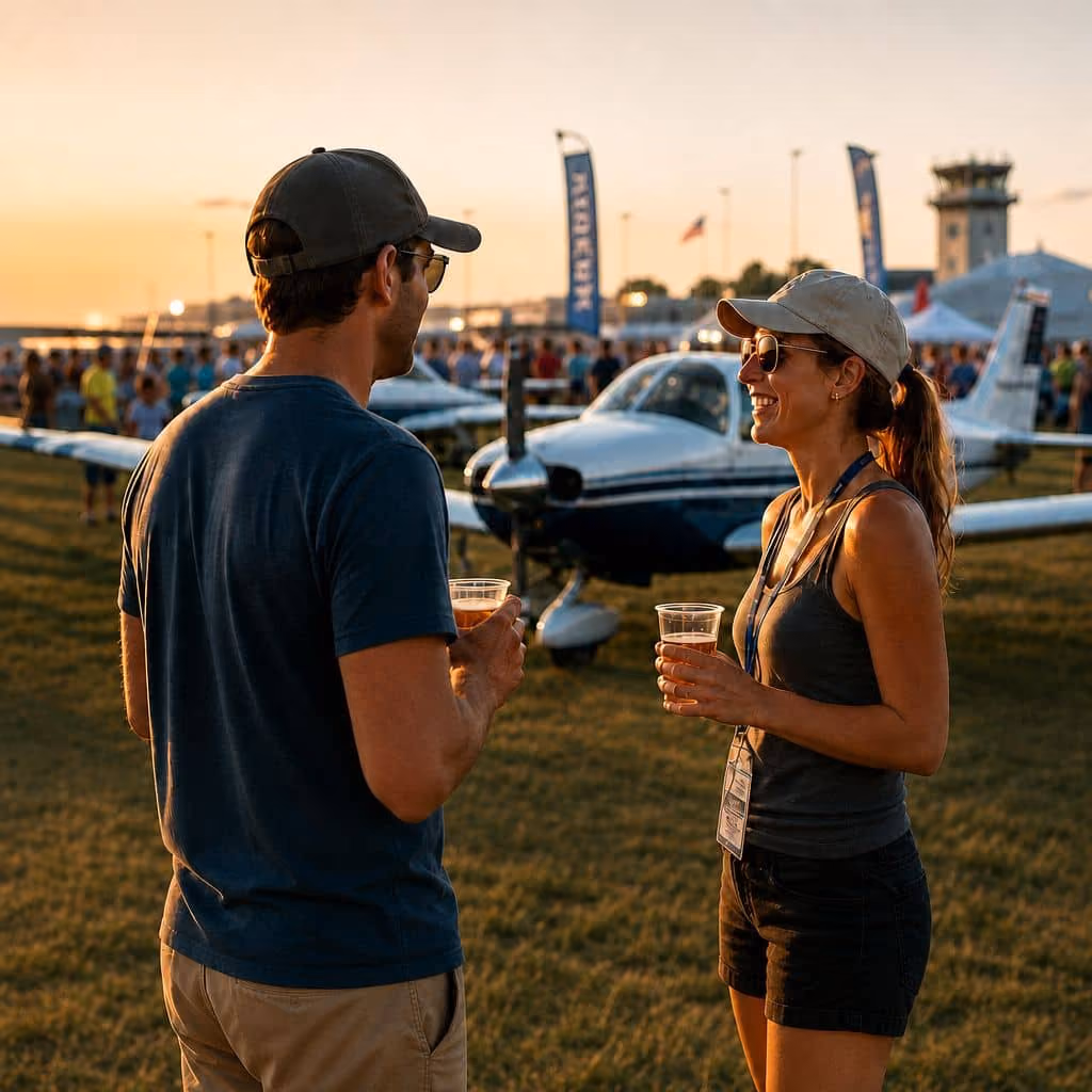Join Skywatch Happy Hour Event at EAA AirVenture 2026
