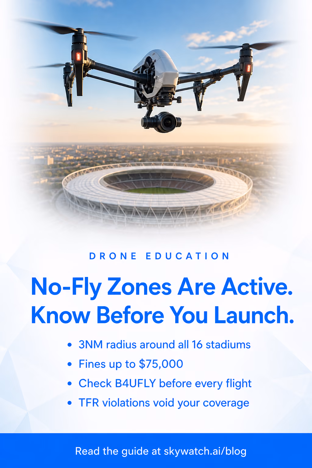 FAA No Drone Zones for the 2026 FIFA World Cup: What Drone Operators Need to Know