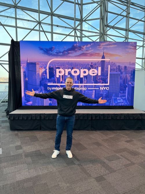 Caret team at propel NYC event