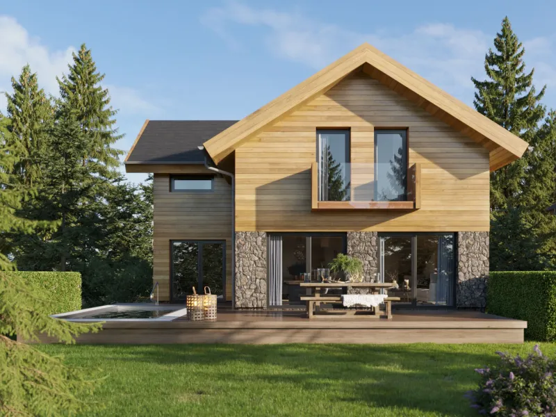 Das Sonnenchalet von aussen