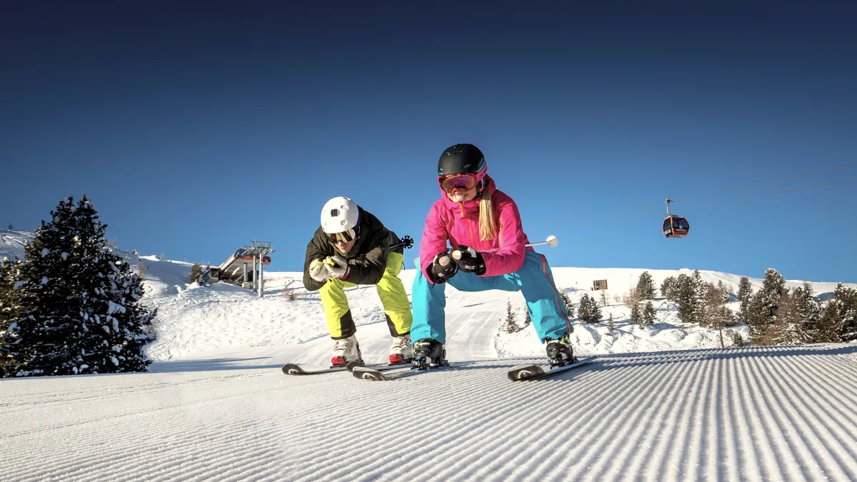 2 Skifahrer am Kreischberg
