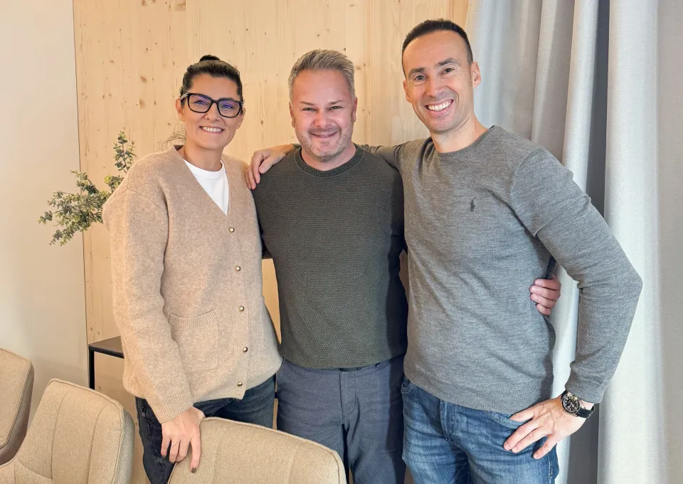 Übeergabe Chalet an zufriedene Kunden in Saalbach