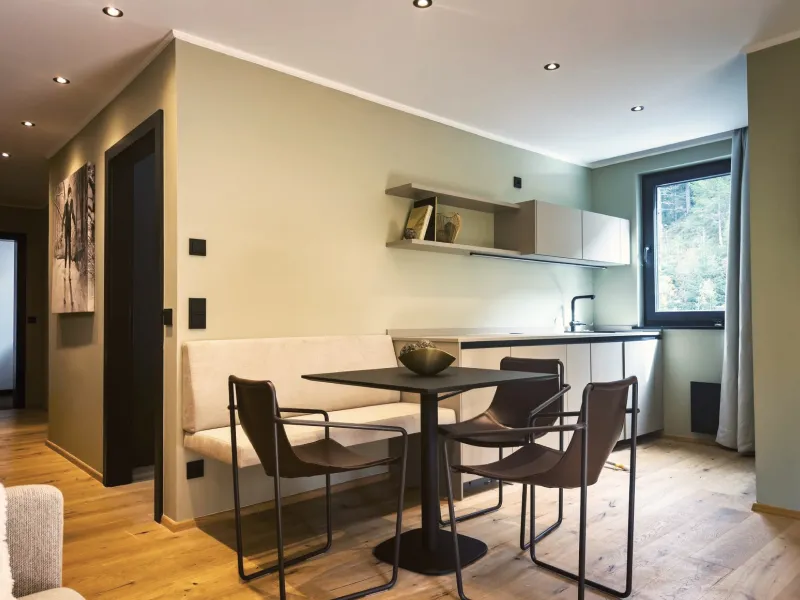 Kueche in Saalbach - Holzfussboden