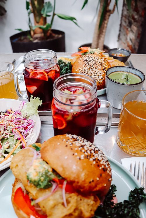 Sangria at a cafe in Santiago, Chile. Travel photography by Brola Designs. Digital marketer in Sydney Australia and United States USA