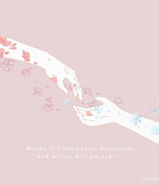 Spring and winter art print