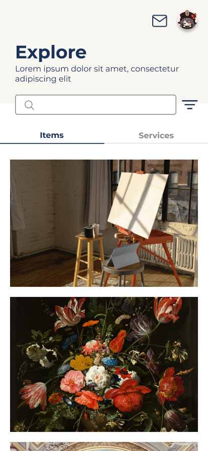 Bruincreate Explore-items