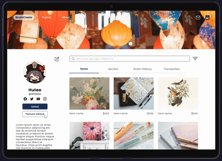 Bruincreate 7 upload gif