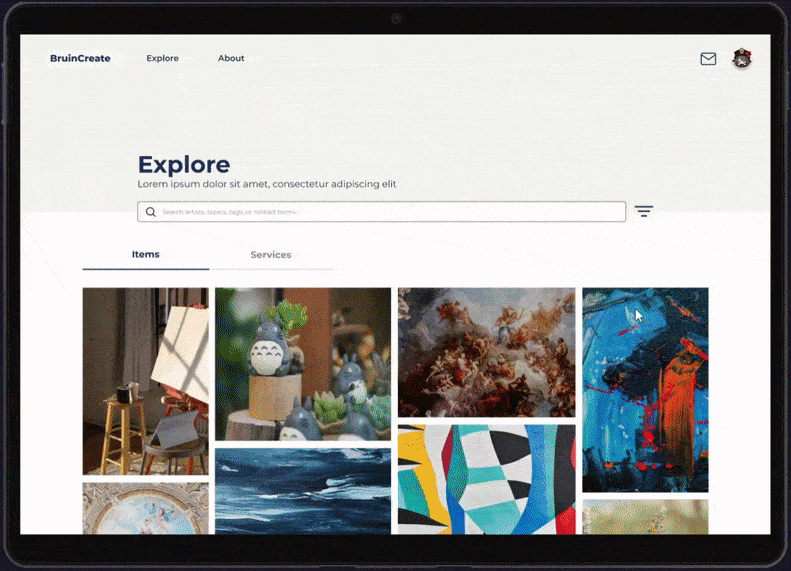 Bruincreate prototype gif