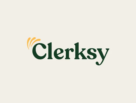 Clerksy's light logo