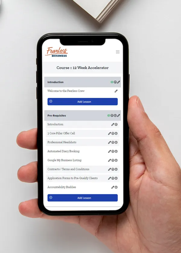 Drag and Drop Course Builder