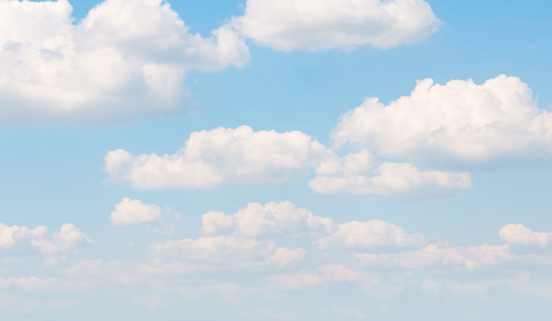 Le ciel de la page d'accueil du site internet de l'entreprise 2CJ Terrassement.