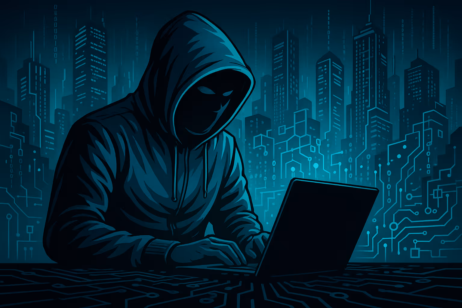 Illustration d’un utilisateur anonyme face aux enjeux de la blockchain, représentant les questions autour de la responsabilité, de la pseudonymisation et du respect du RGPD dans les projets Web3.