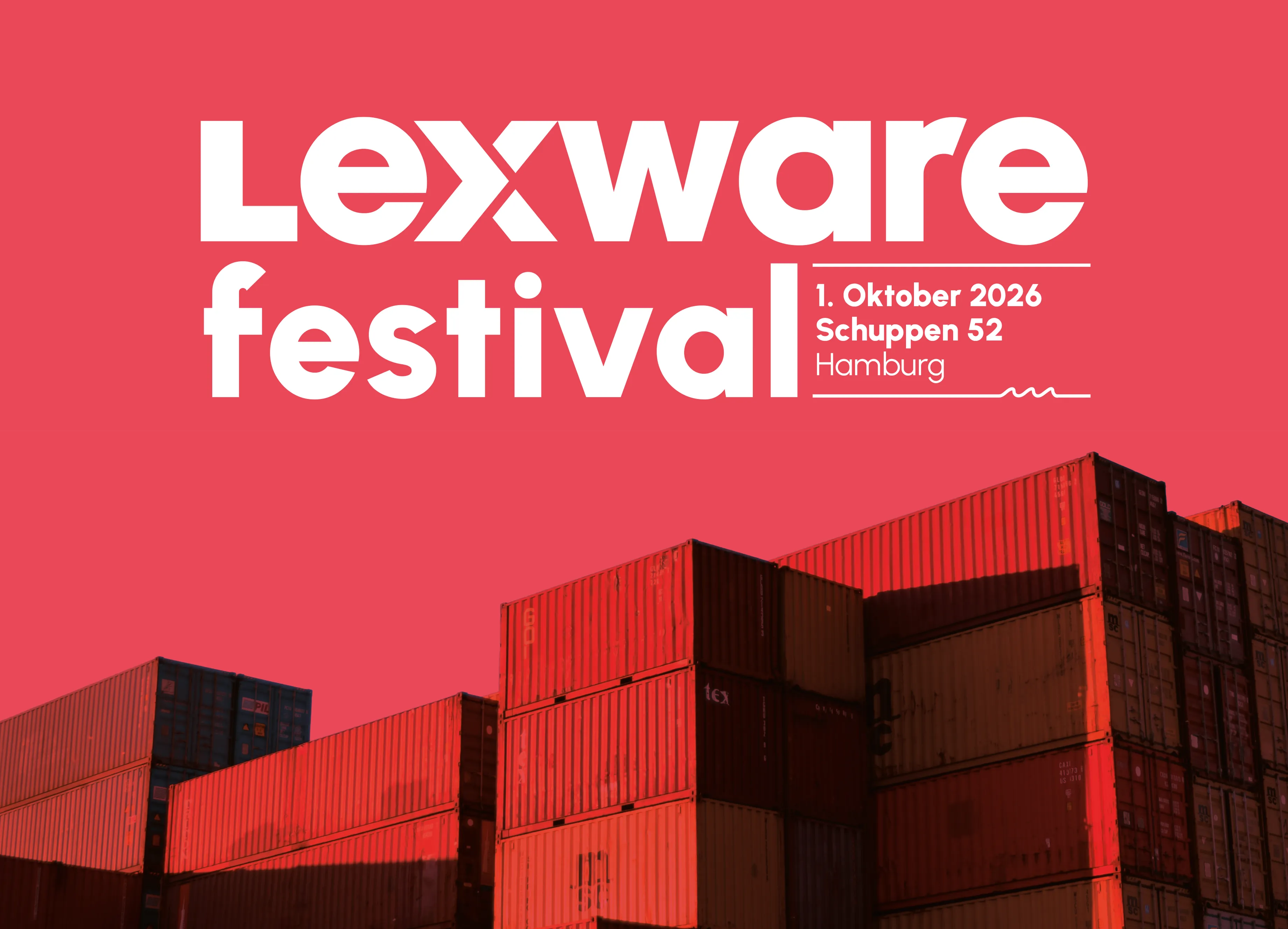 Keyvisual des Lexware Festivals 2026 in Hamburg