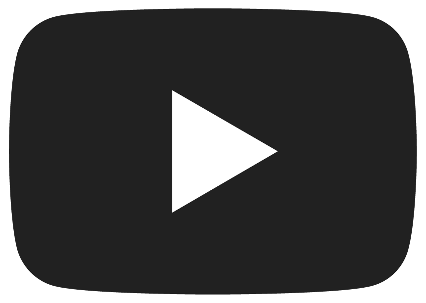 YouTube Icon Schwarz