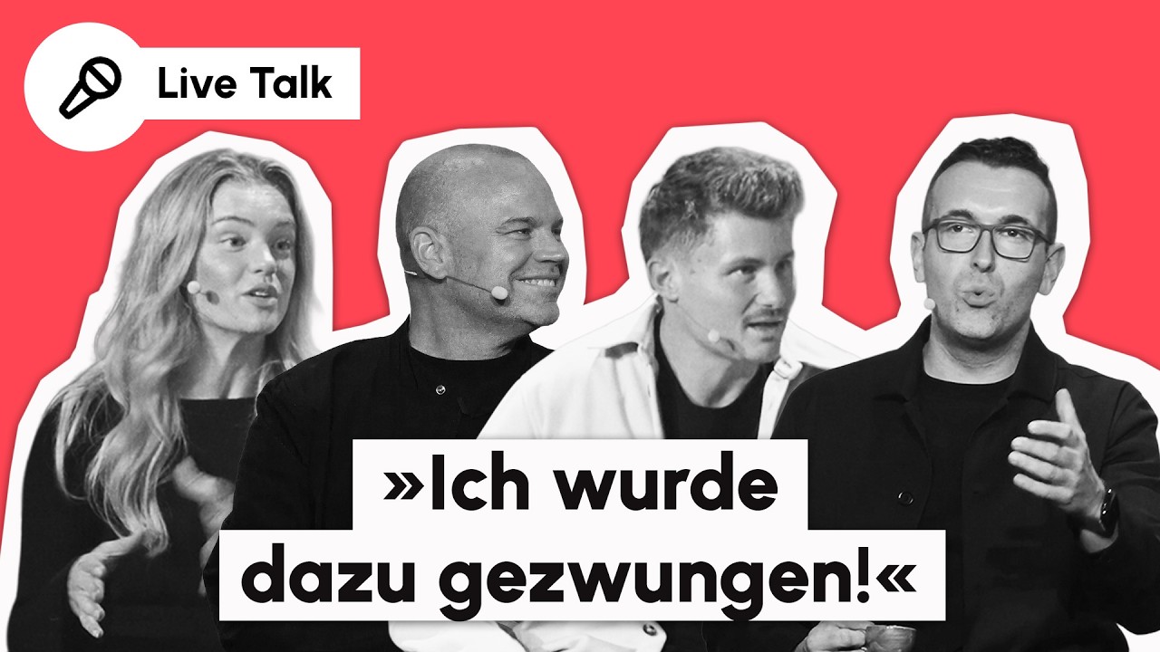 Panel mit Steuerfabi, Emma Svenningson und Felix von der Laden auf der Livestage des Lexware Festivals 2025