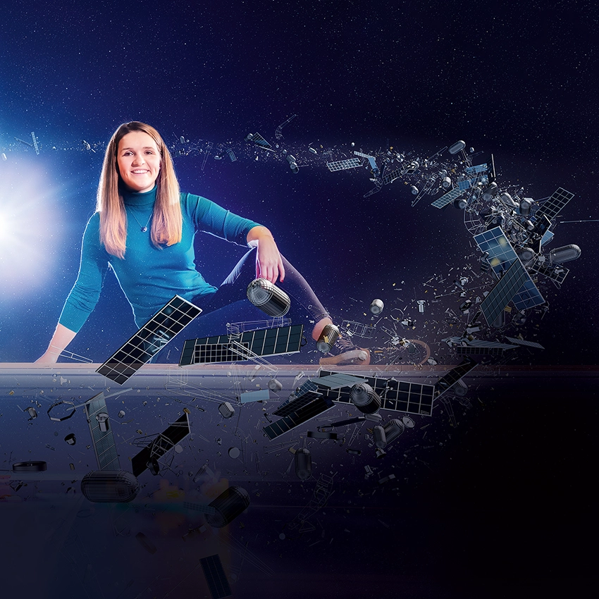 Kristina Nikolaus, Co-Gründerin des Space-Startups OKAPI:Orbits - Beitragsbild von Lexware Tell Your Story