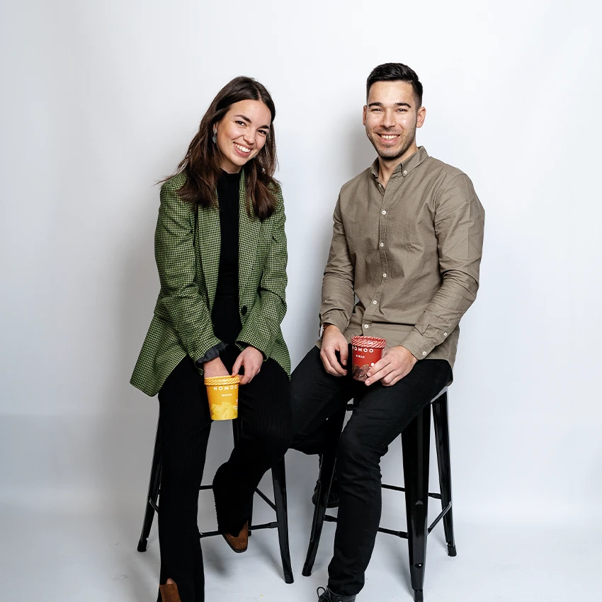 Das Gründungsduo Rebecca Göckel und Jan Grabow