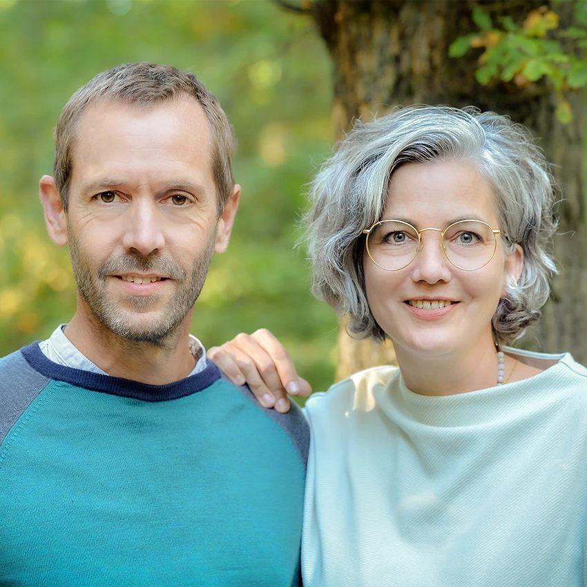 Porträt von Jen und Hendrik Lind.