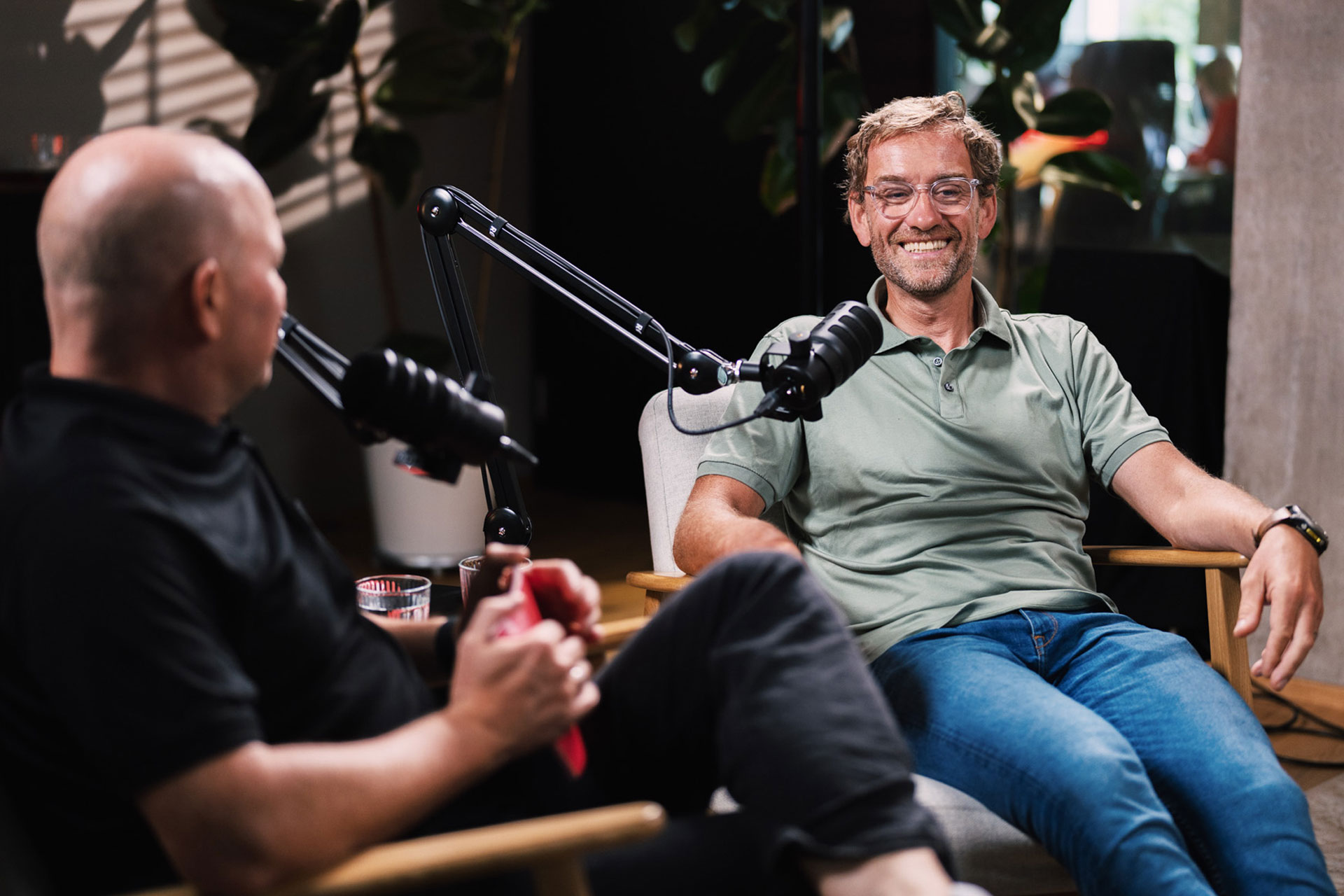 Ulrich Prediger zusammen mit Christian Steiger