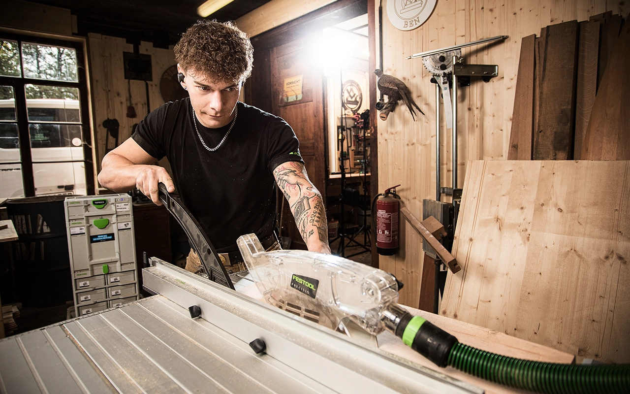 Ben Berger ist Handwerker und Content Creator