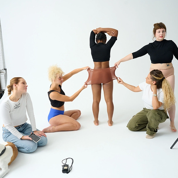 Hinter den Kulissen beim Fotoshooting für Buttz