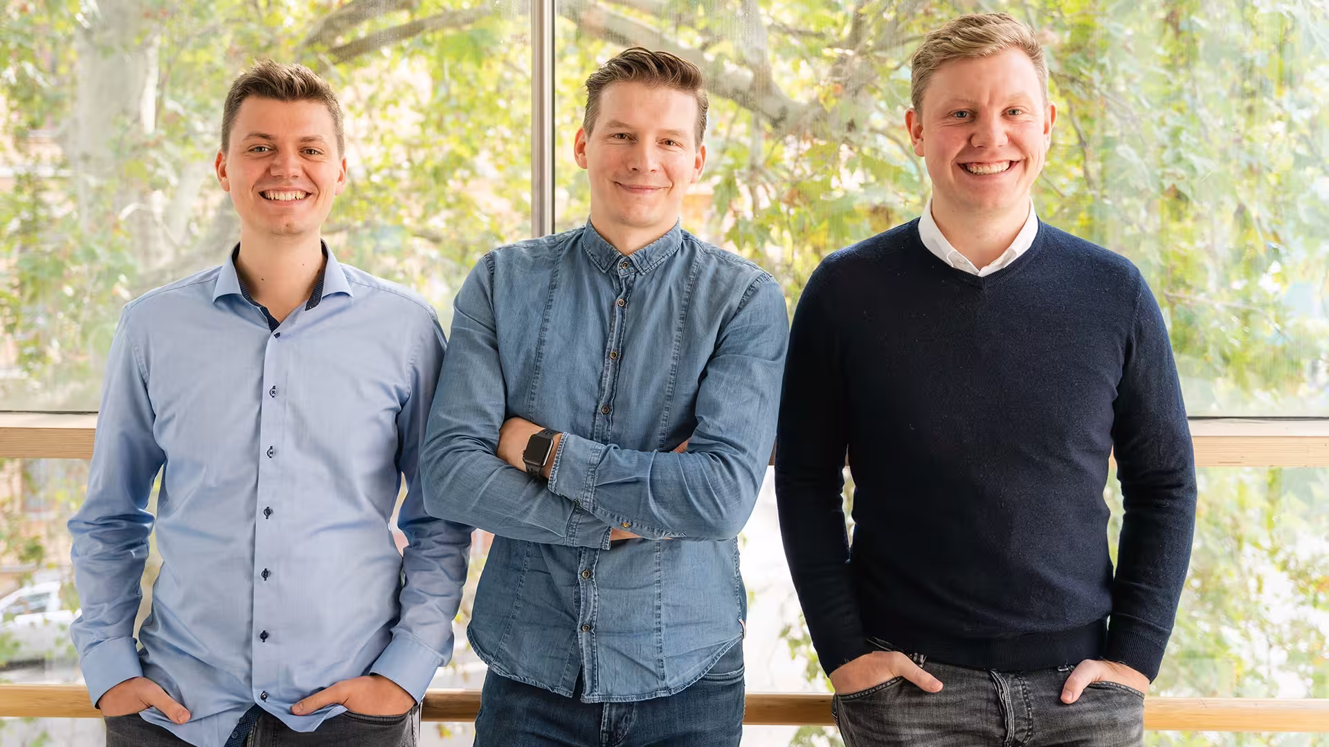 Die drei Gründer des Unternehmens Priwatt - Beitragsbild von Lexware Tell Your Story