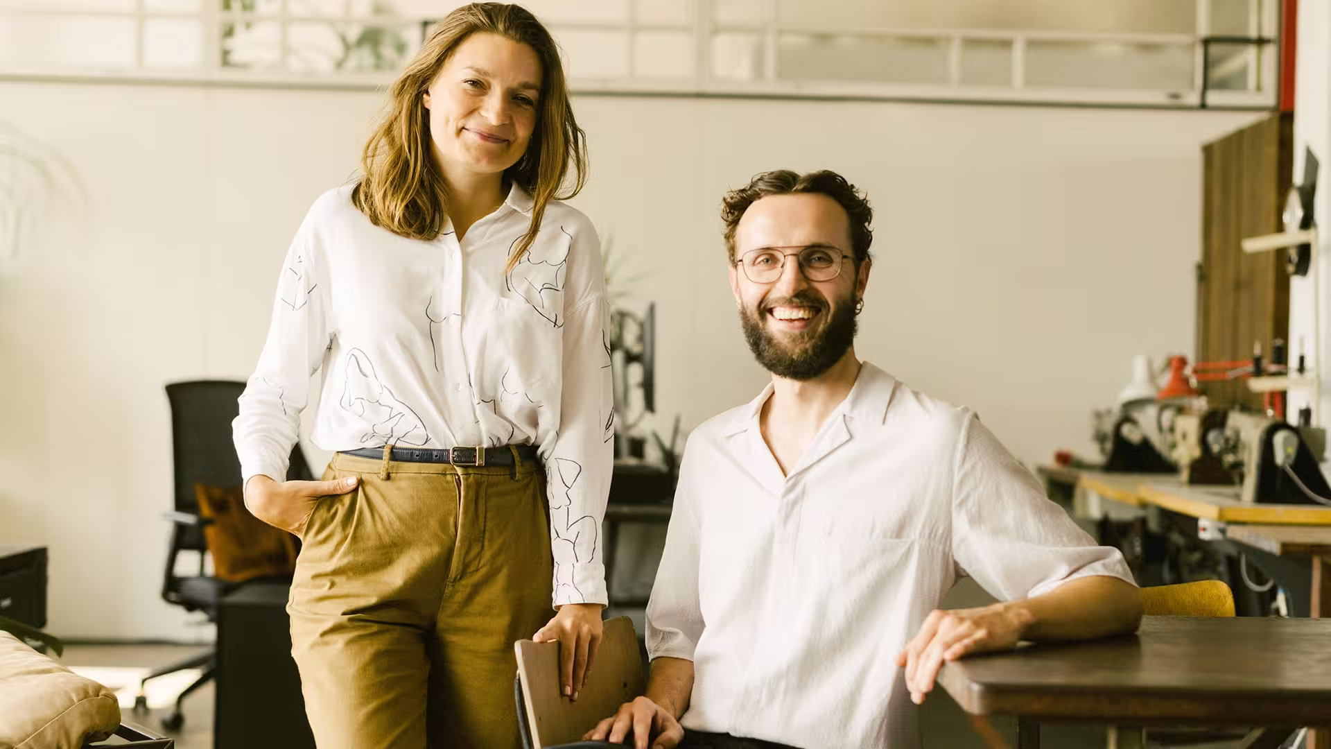 Max Mauracher und Nika van Olst, Gründer der Agentur NEW STANDARD.S - Beitragsbild von Lexware Tell Your Story