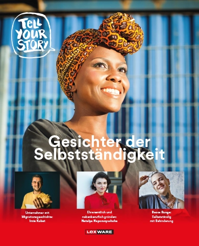 Lexware Tell Your Story Magazin Cover 02-2023 - Beitragsbild von Lexware Tell Your Story