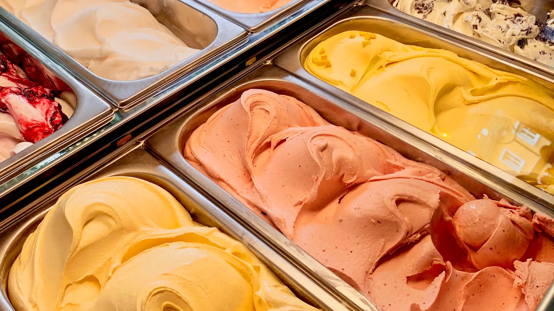 Verschiedene Eissorten