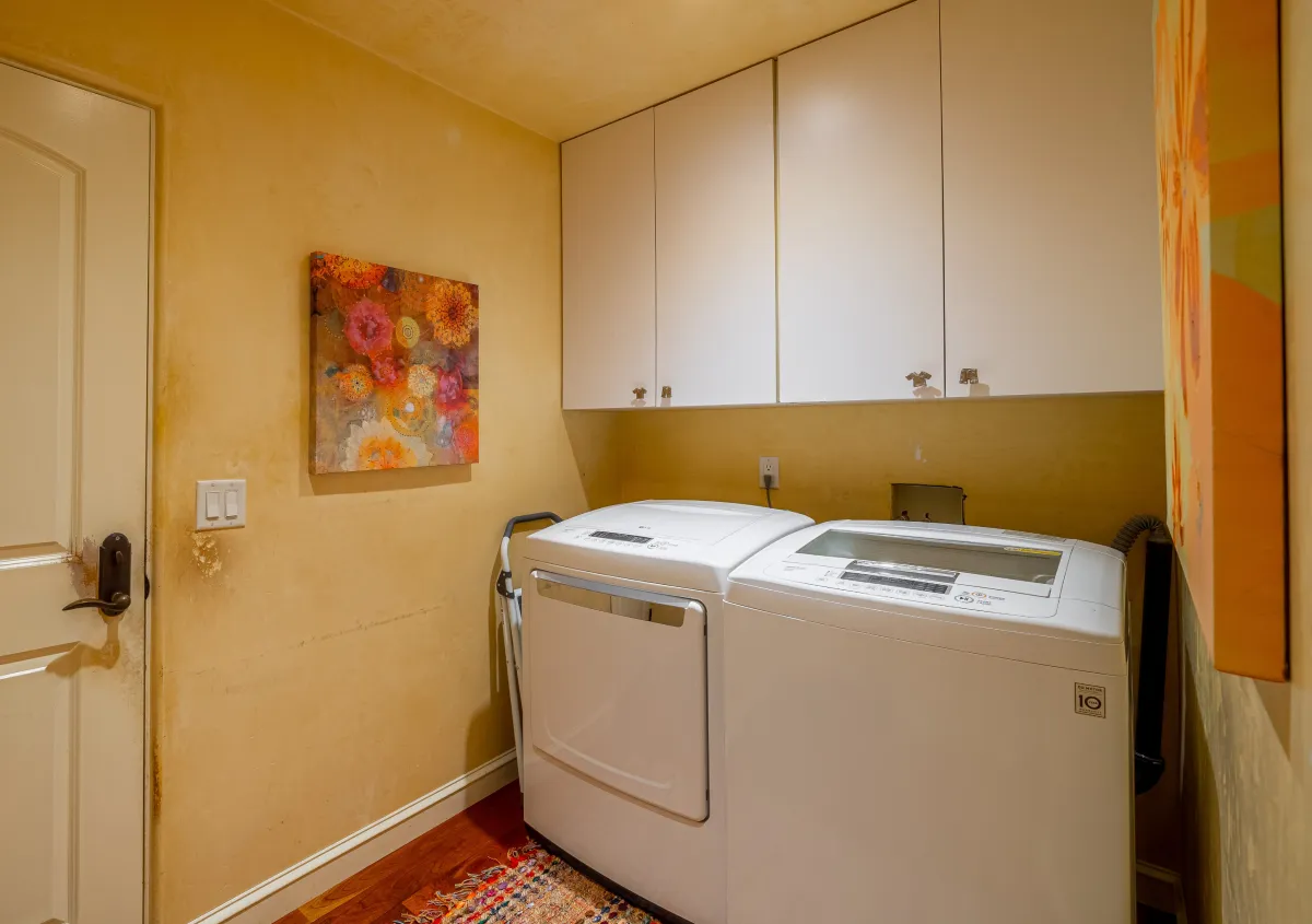 The laundry room which is always open for use.