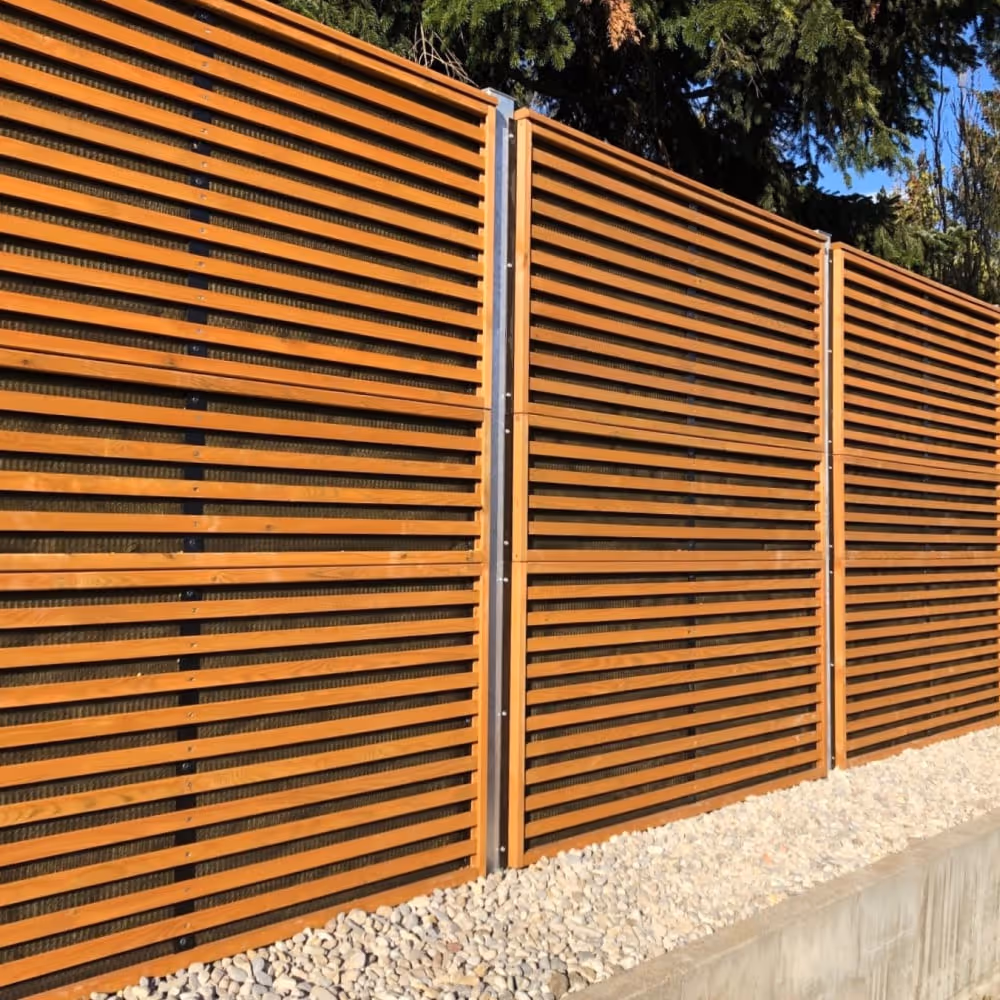 Noistop wood - Acoustic fence outdoor barrier