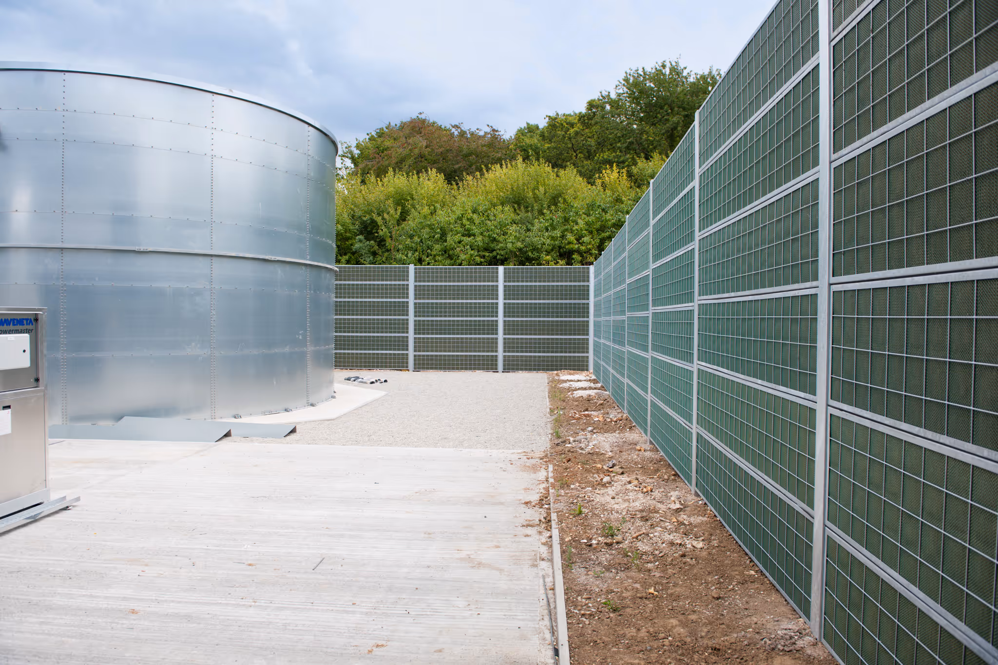 Noistop Steel - Industrial, installation surrounding a silo