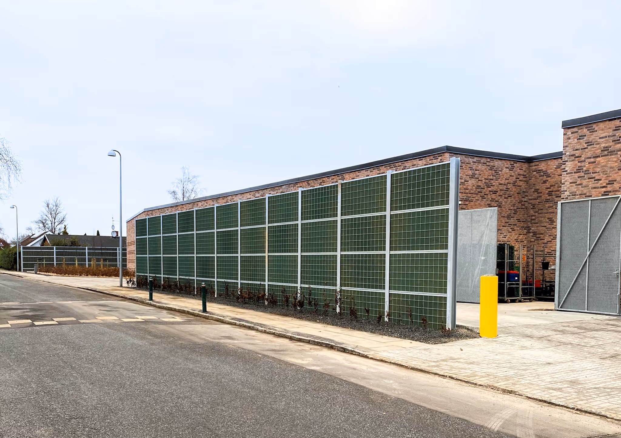 Noistop Steel - Commercial - Supermarket REMA 1000 before wooden cladding