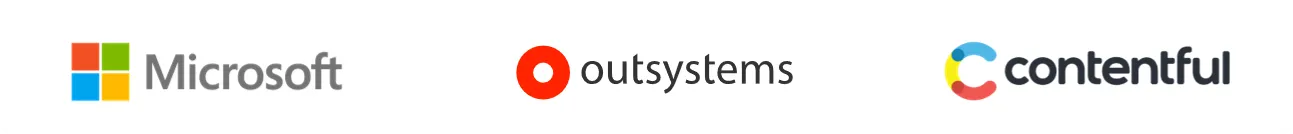 Logos dos parceiros tecnológicos