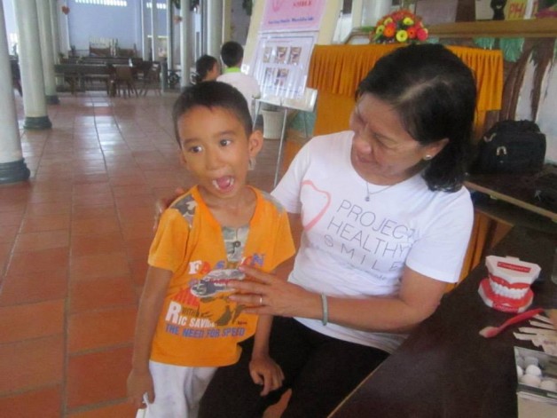 Hiep with kid