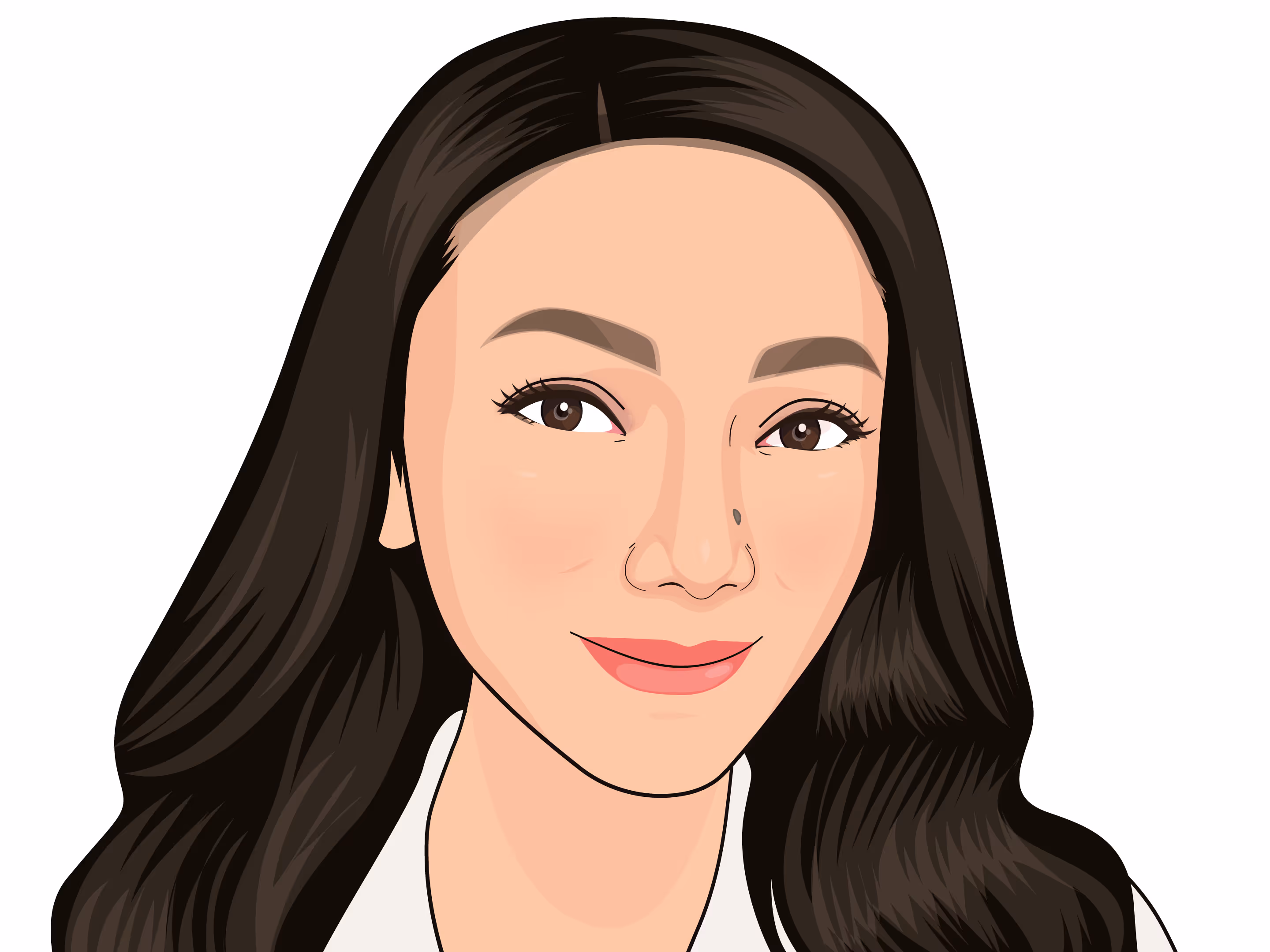 Cartoon of Jazriel Bles Fuentes