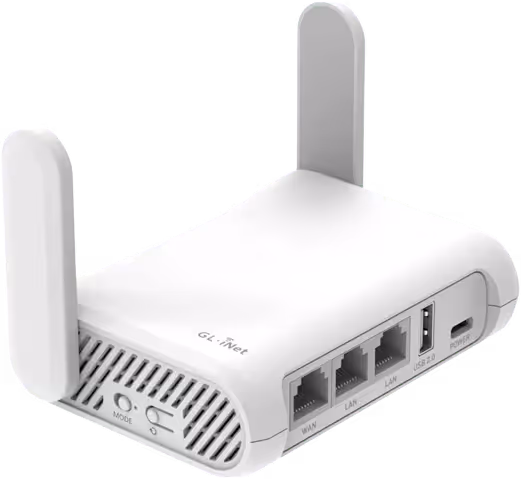 GL iNet White router