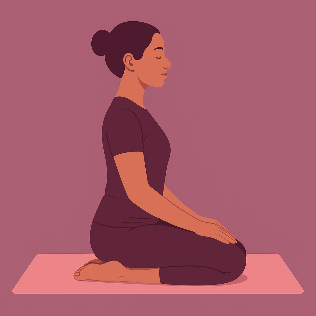 Position Yoga Tantrique Vajrasana