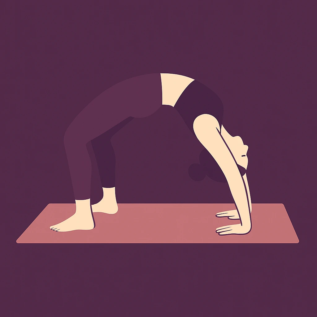 Posture yoga tantrique Chakrasana