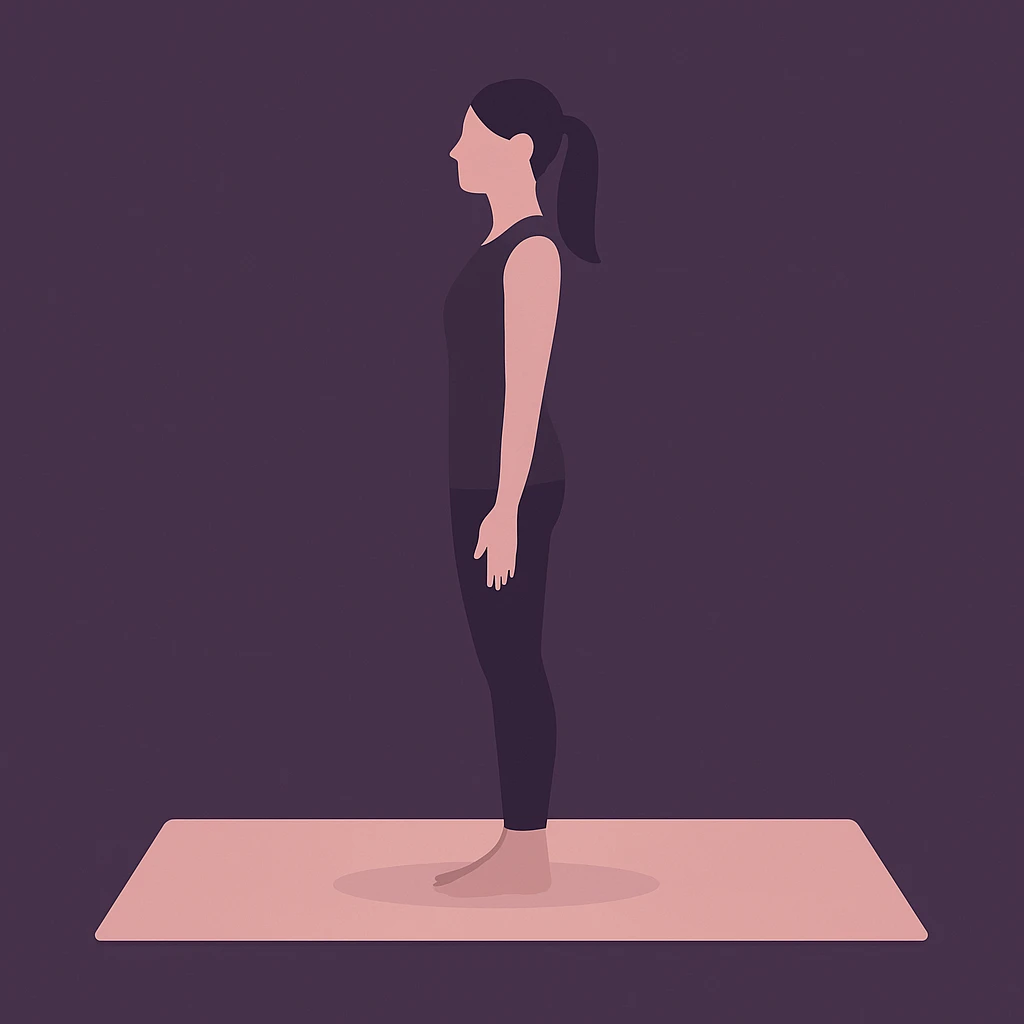 Posture yoga tantrique Tadasana