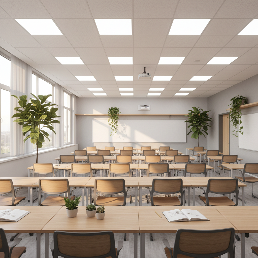 cover image for blog post showing modern hallway with LED lights