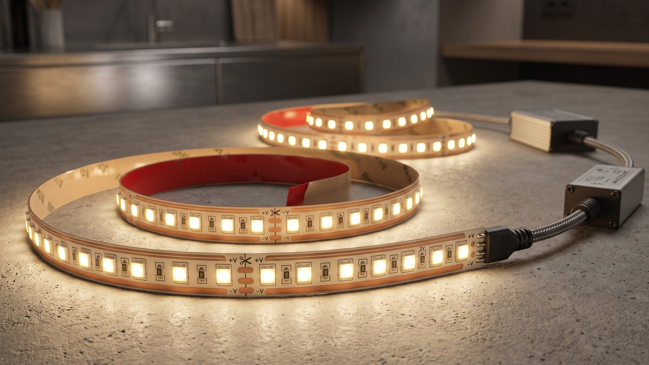 cover image for blog post showing modern hallway with LED lights