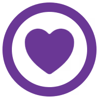 Empathy icon purple