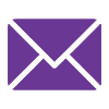 Email icon purple