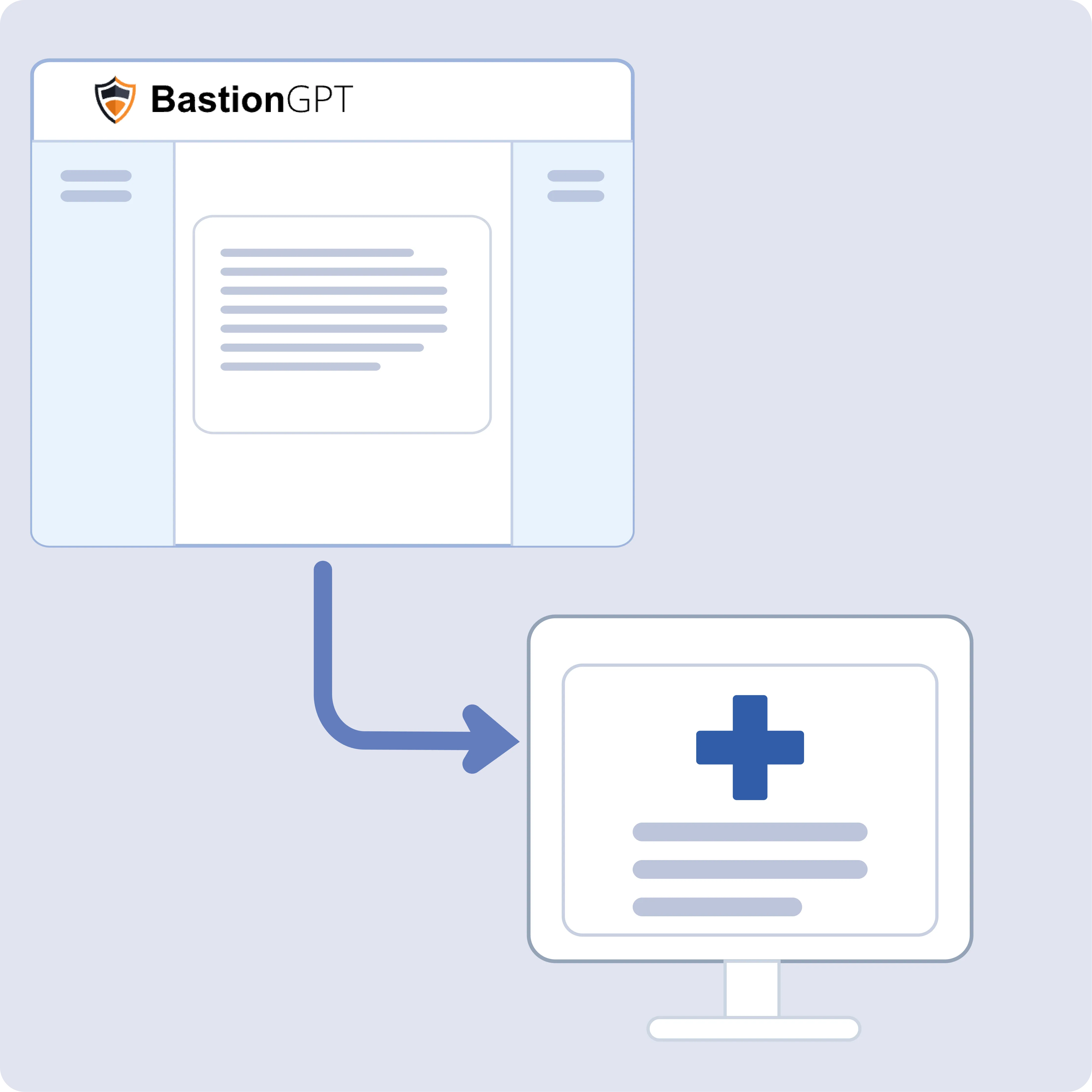 Reviewing and editing a BastionGPT draft against the source record