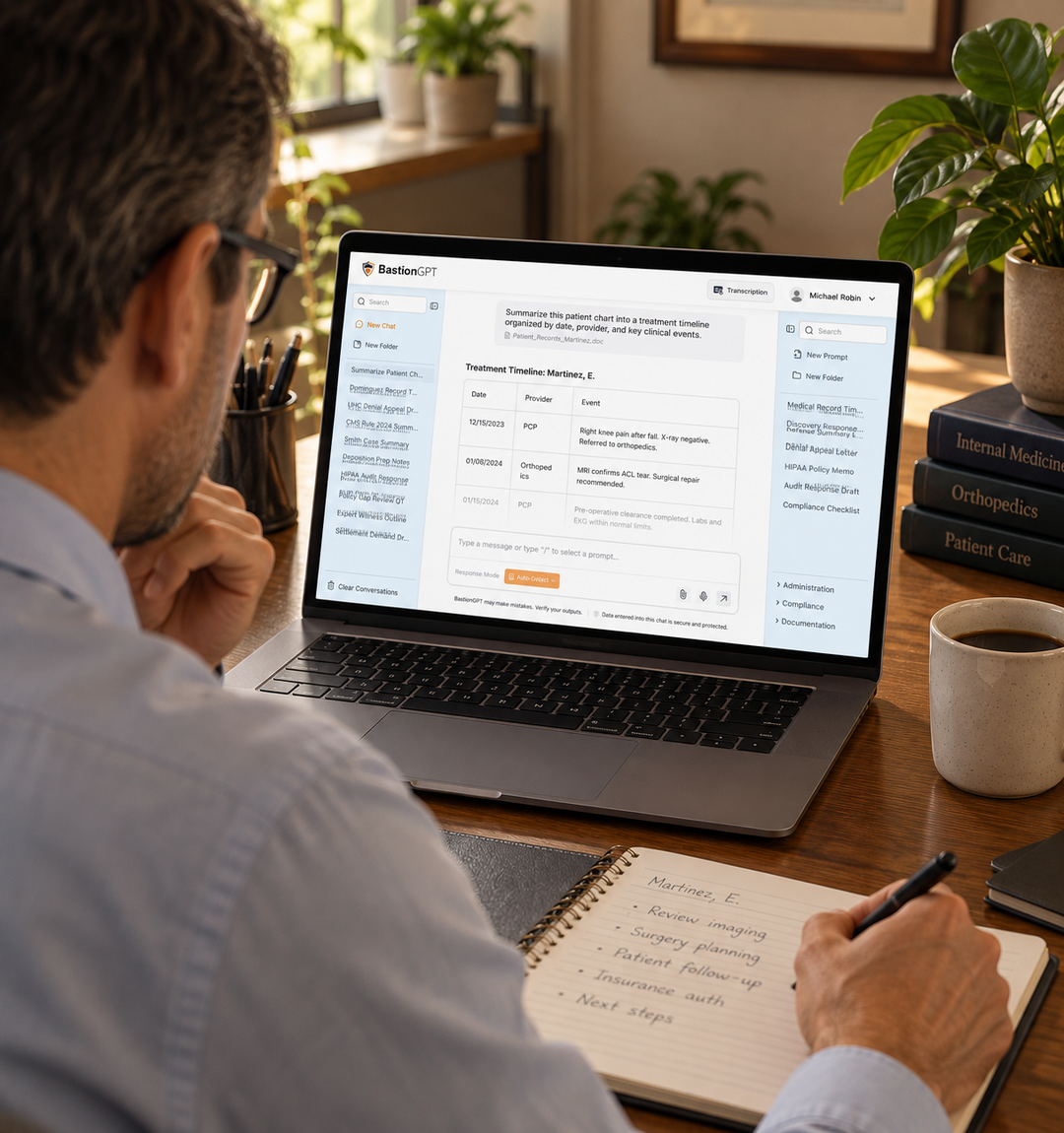AI Medical Scribes - User Interface