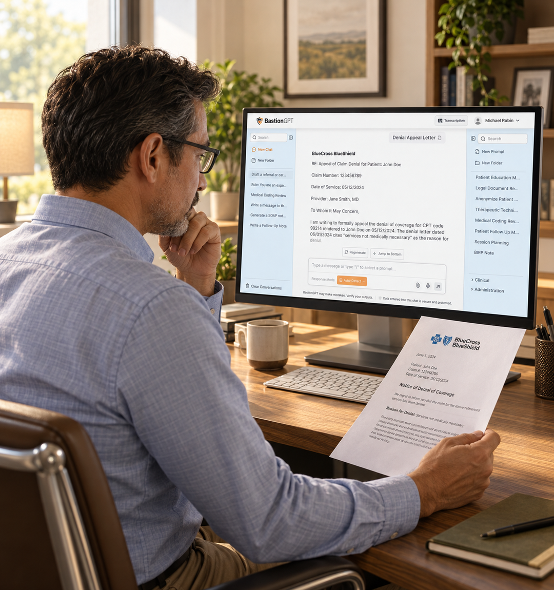 Healthcare provider utilizing AI Medical Scribes for accurate patient records