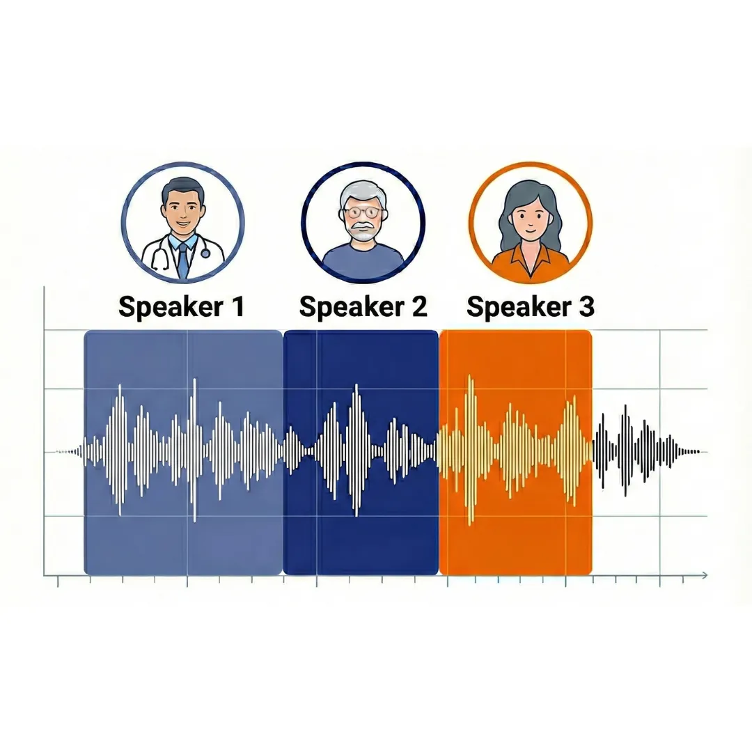 Why Clinical AI Scribes Need True Speaker Recognition